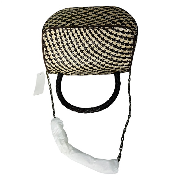 Gorgeous Structured Brown/Beige Straw Bag**$198 - Picture 7 of 7